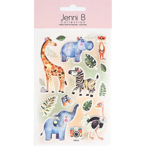 Safari Animals 3D Sticker