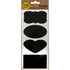 Self Adhesive Assorted Design Chalkboard Label Stickers