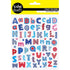 Self Adhesive Glitter Alphabet Stickers