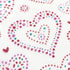 Self Adhesive Glitter Hearts Sticker