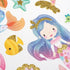 Self Adhesive Glitter Mermaids Sticker