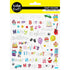 Self Adhesive Happy Birthday Craft Stickers