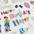Self Adhesive Happy Birthday Craft Stickers