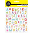 Self Adhesive Pastel Alphabet Stickers