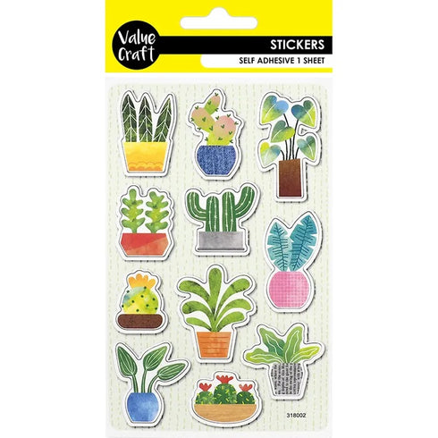 Self Adhesive Plants Craft Stickers