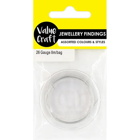 Silver Colour 26 Gauge Designer Wire