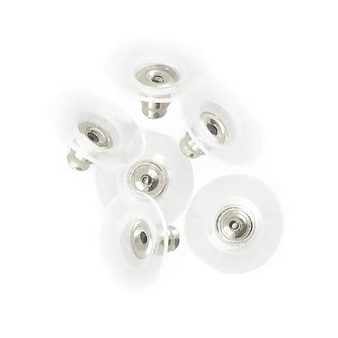 Silver Colour Comfort Earring Studs