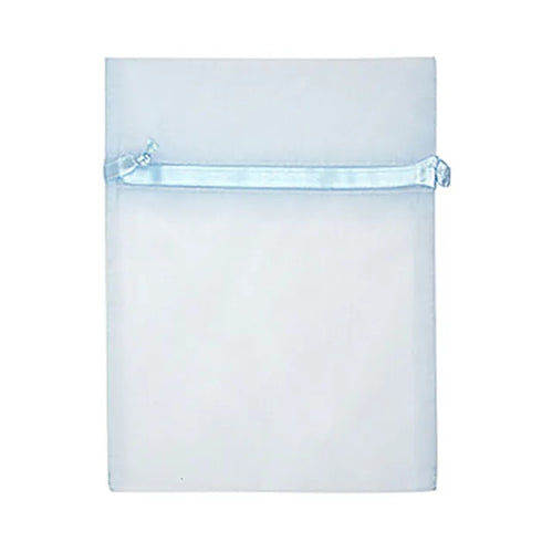 Blue Colour Small Organza Gift Bags