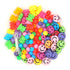Smiley Face Triple Pack Plastic Beads