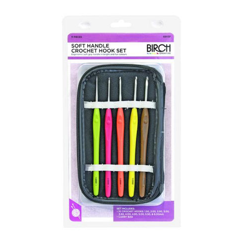 Soft Handle Crochet Hook Set with Storage Case