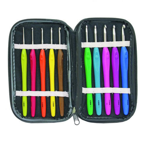 Soft Handle Crochet Hook Set with Storage Case