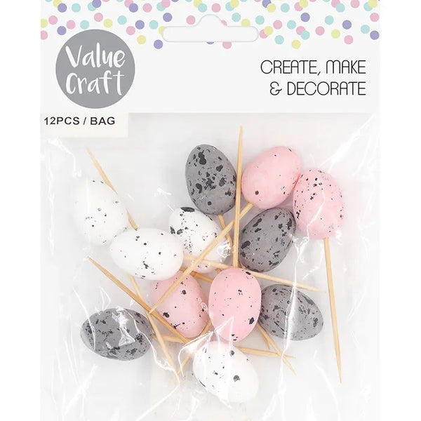 Speckled Egg Skewers Easter Decoration