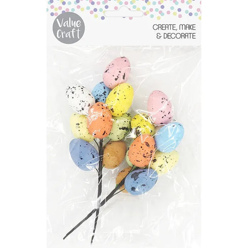 Speckled Egg in Stem Easter Decoration