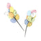 Speckled Egg in Stem Easter Decoration