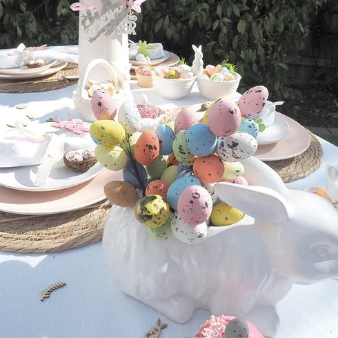 Speckled Egg in Stem Easter Decoration