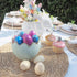 Wooden Egg Shape Easter Decoration