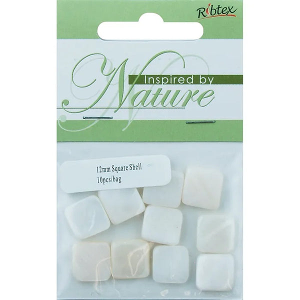 Square Shape Shell Beads
