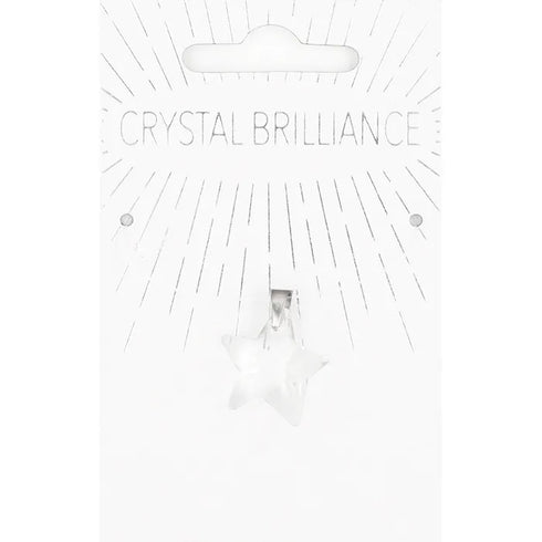 Star Shape Clear Crystal Pendant