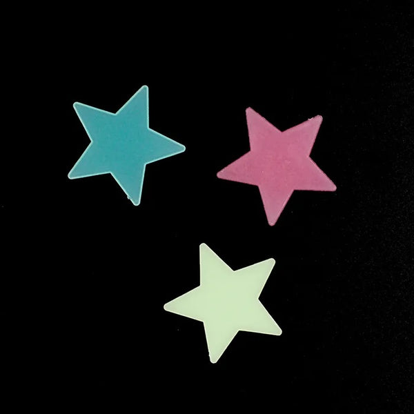 Star Shape Glow in the Dark Embellishment