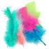 Summer Fluro Colour Craft Feathers