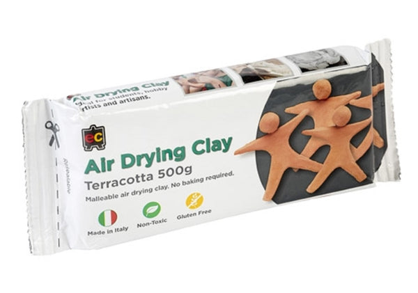 500g Terracotta Air Drying Modelling Clay