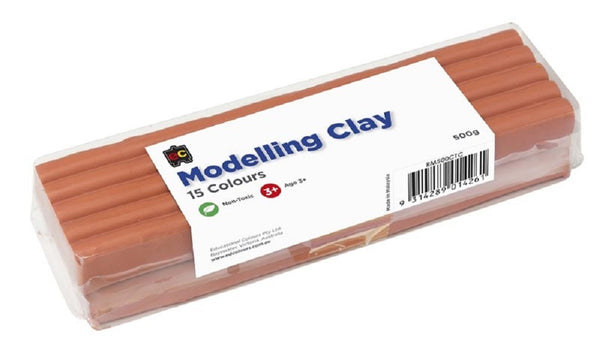 500g Terracotta Colour Modelling Clay