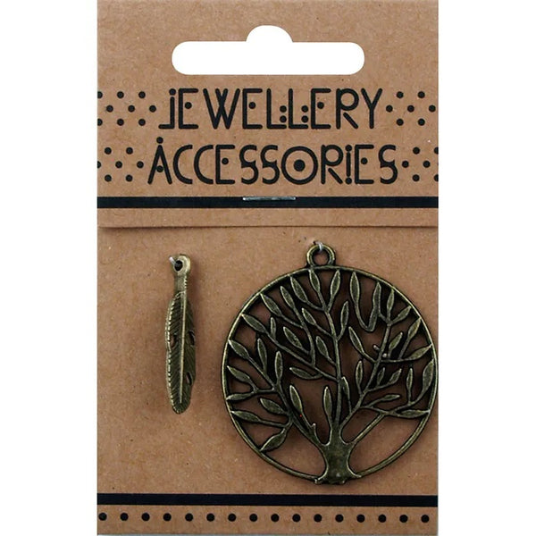 Tree of Life and Leaf Charms