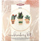 Trio Pots Embroidery DIY Kit