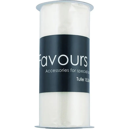 Tulle Nylon Ribbon Rolls (available in 7 colours)
