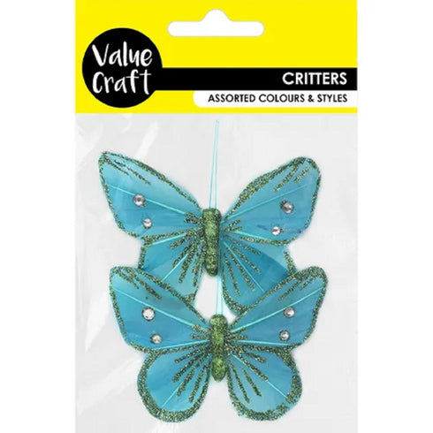 Turquiose Craft Butterfly