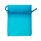 Turquoise Colour Mini Organza Gift Bags