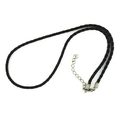 Twine Plaited Necklace with Clasp (available in 2 colours)