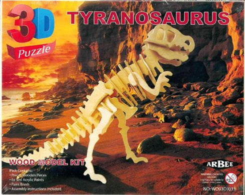 Tyranosaurus 3D Wooden Puzzle DIY Kit