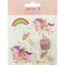 Unicorns & Rainbow 3D Stickers