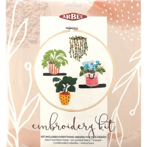 Wall Garden Embroidery DIY Kit