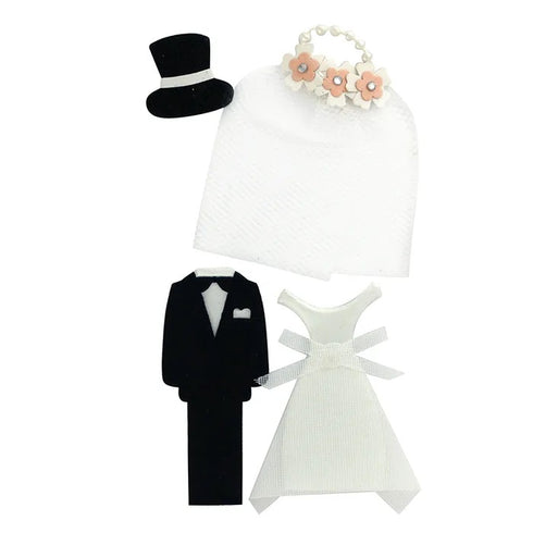 Wedding Theme 3D Stickers (available in 4 styles)