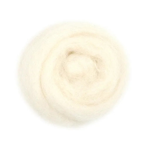 White Colour Combed Wool