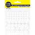 White Colour Hook & Loop Self Adhesive Dots