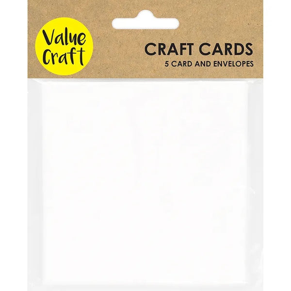 White Craft Cards with Envelopes