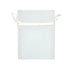 White Colour Mini Organza Gift Bags