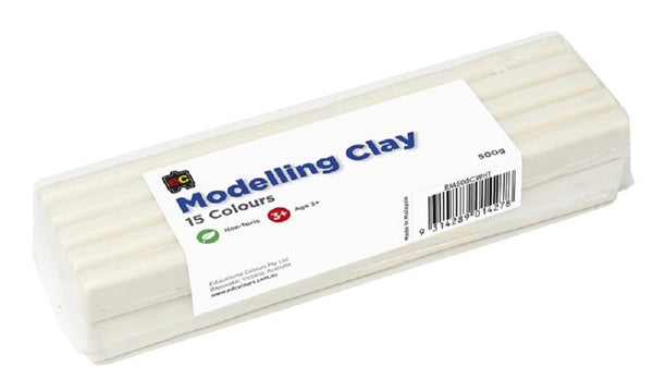 500g White Colour Modelling Clay