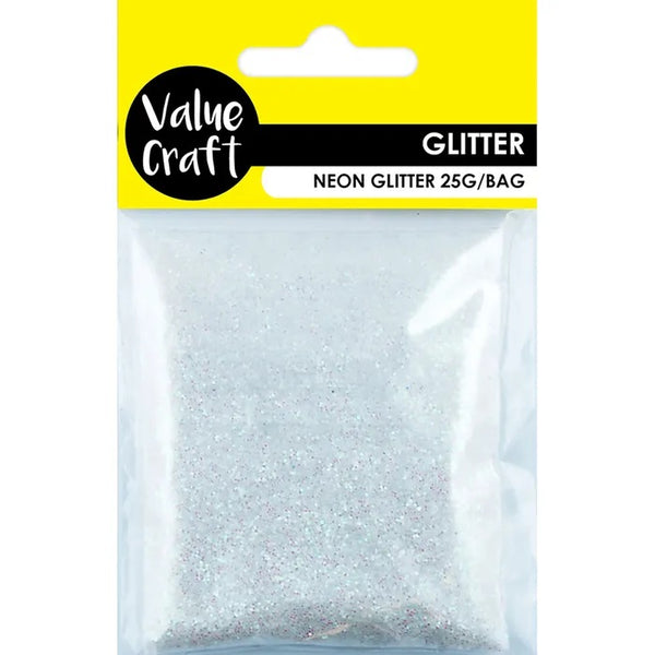 White Neon Craft Glitter