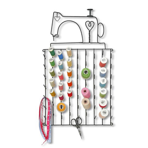 Cotton Reel Wire Rack Organizer