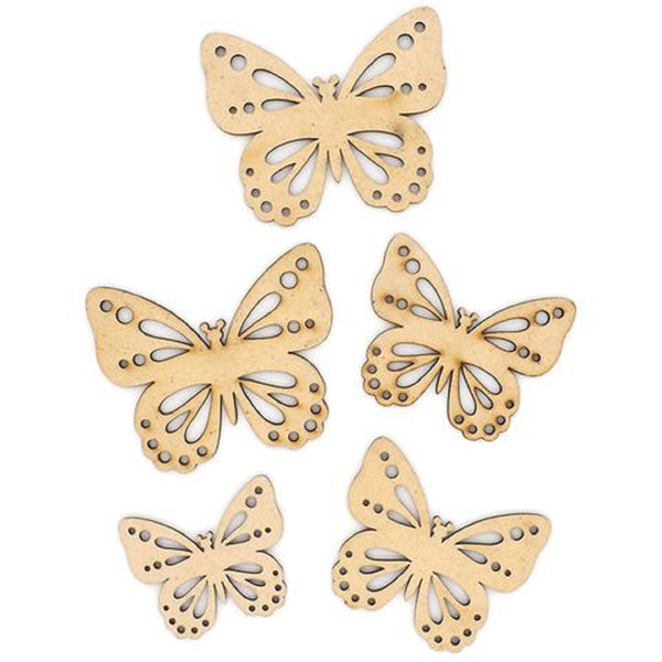 Wooden Butterfly Embellishment