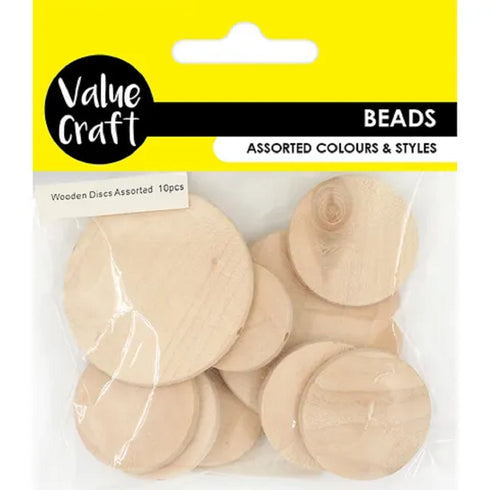 Discs Shape Wooden Beads