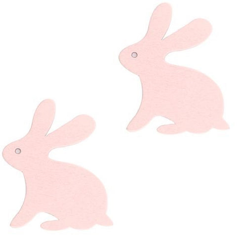Pink Wooden Easter Bunny