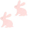 Pink Wooden Easter Bunny
