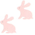 Pink Wooden Easter Bunny