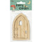 Wooden Fairy Garden Door with Keyhole