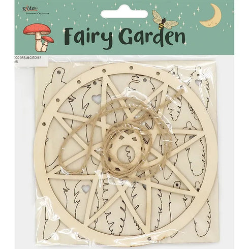 Wooden Fairy Garden Dreamcatcher